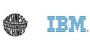 Rediseño del logo de IBM