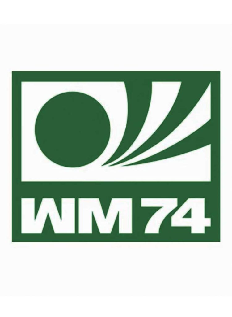 El logotipo del Mundial de Alemania 1974 forma parte de la historia de todos los logotipos de los Mundiales