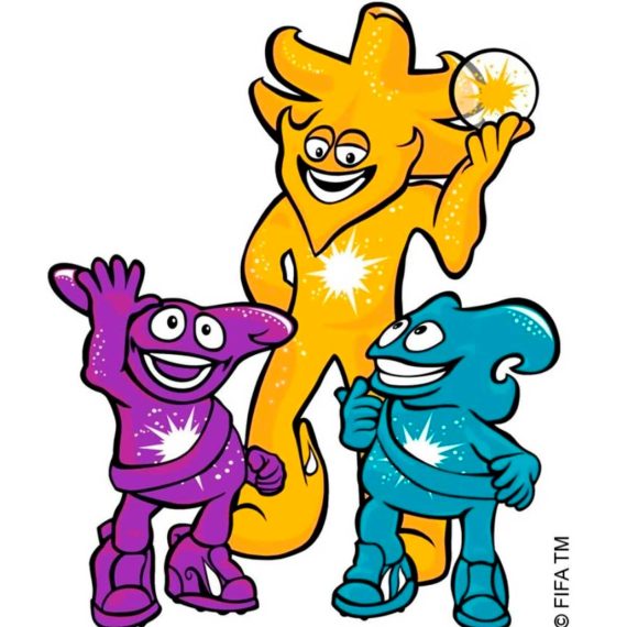 2002 — Corea/Japón Ato, Kaz y Nik (los Spheriks) Todas las mascotas de los Mundiales (y el retrato psicológico del branding de cada década)
