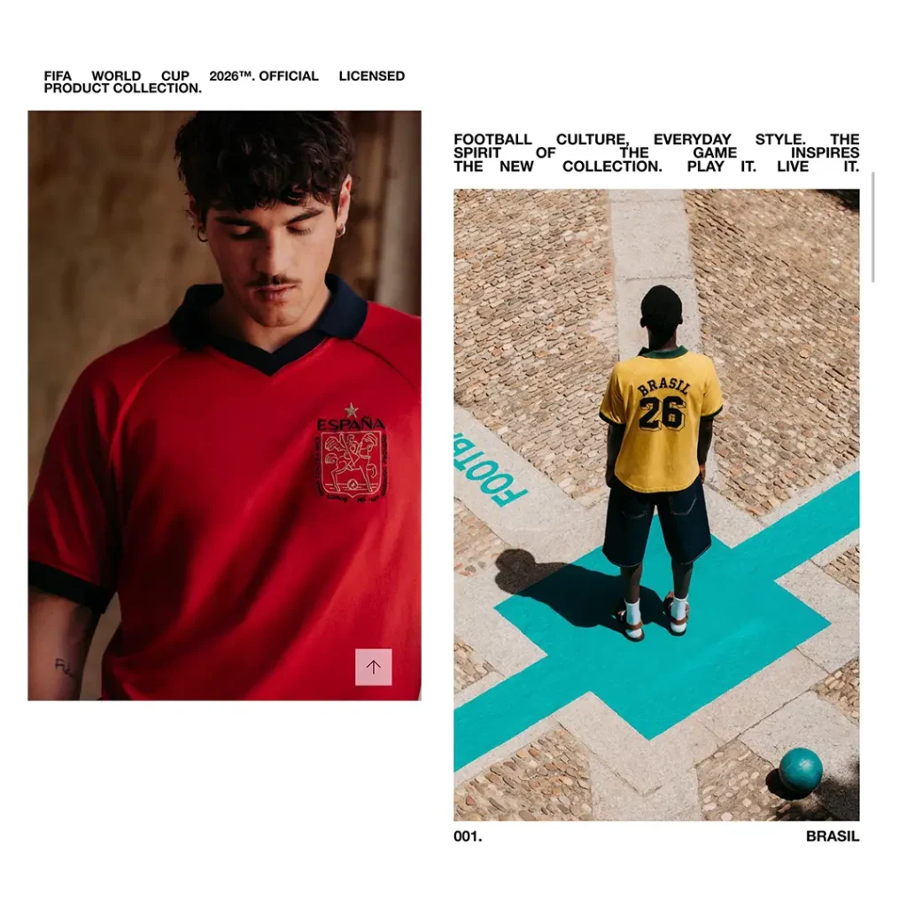 Camisetas Mundial 2026 Pull and Bear