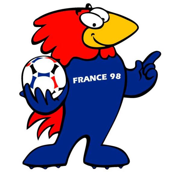 1998 — Francia Footix Todas las mascotas de los Mundiales (y el retrato psicológico del branding de cada década)