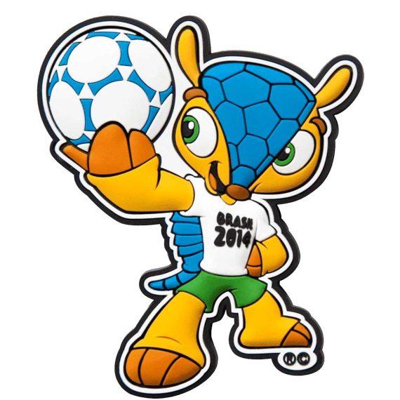 2014 — Brasil Fuleco Todas las mascotas de los Mundiales (y el retrato psicológico del branding de cada década)