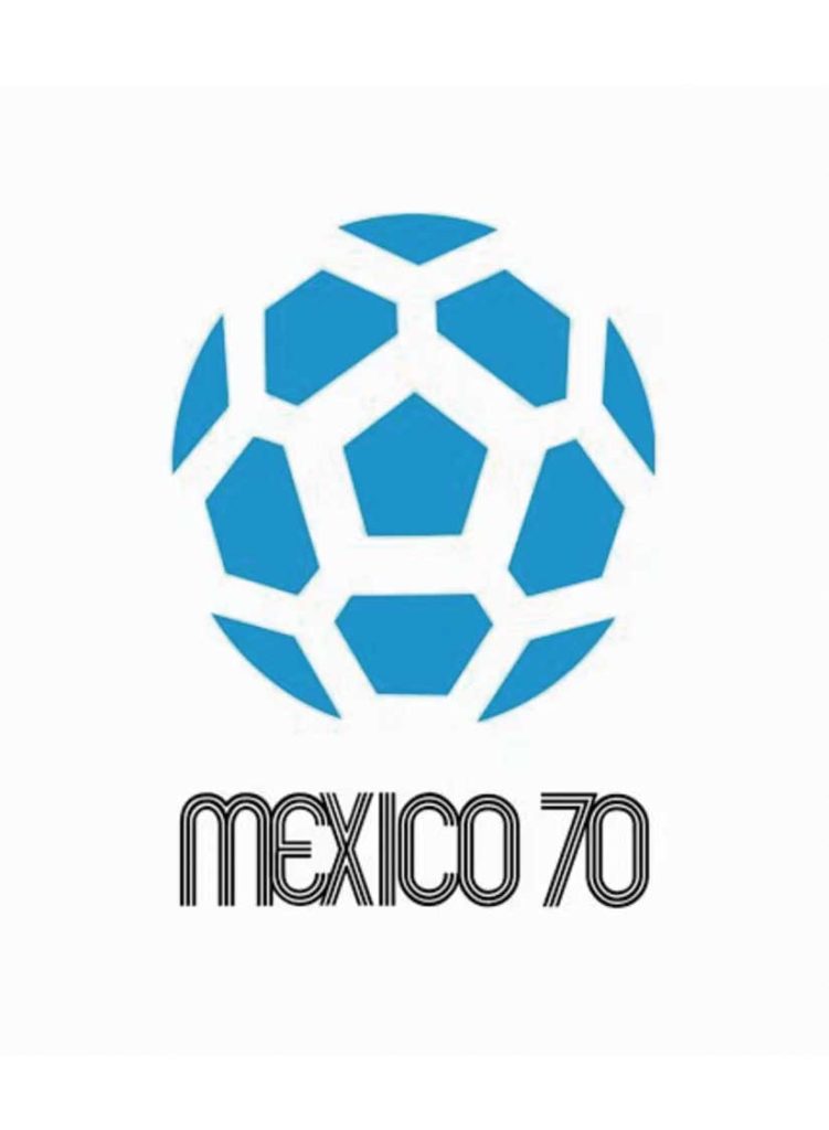 El logotipo del Mundial de México 1970 forma parte de la historia de todos los logotipos de los Mundiales