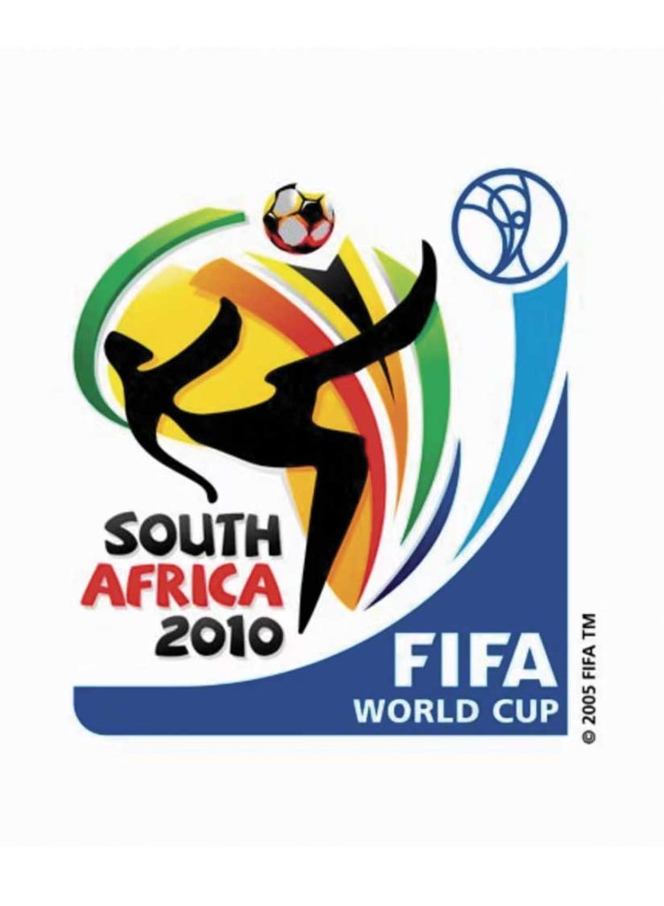 El logotipo del Mundial de Sudáfrica 2010 forma parte de la historia de todos los logotipos de los Mundiales