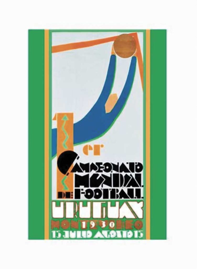 El logotipo del Mundial de Uruguay 1930 forma parte de la historia de todos los logotipos de los Mundiales