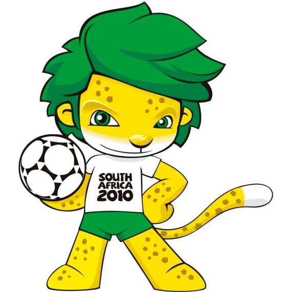 2010 — Sudáfrica Zakumi Todas las mascotas de los Mundiales (y el retrato psicológico del branding de cada década)